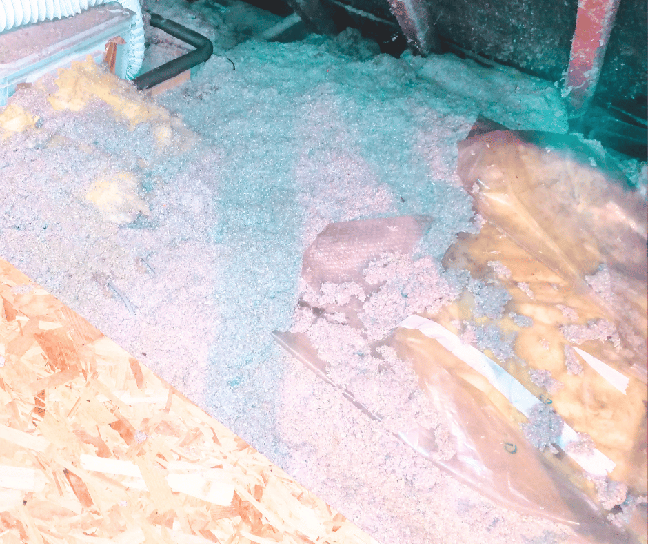 Attic Insulation Installation