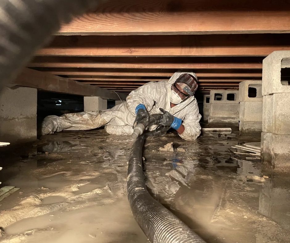Flooded Crawl Space Water Removal