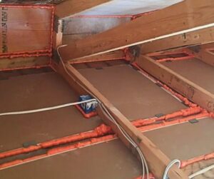 Attic Air Sealing with Rigid Foam and Spray Foam